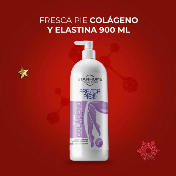 STANHOME FRESCA PIE COLLAGEN TIRED FEET LOTION 930ml/31.4oz. LOCION FRESCA PIE - Picture 3 of 8